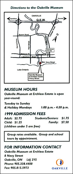 museum card back
