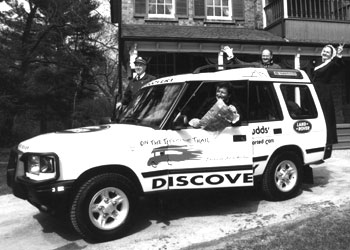 Landrover at Benares for launch