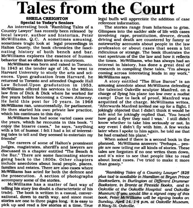 Tales From The Court